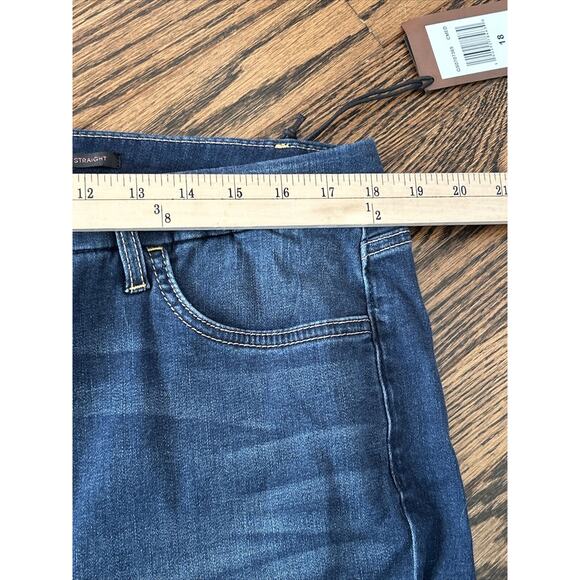 JEN 7 By 7 For All Mankind Womens Size 18 Blue Slim Straight Jeans NWT - Picture 5 of 11